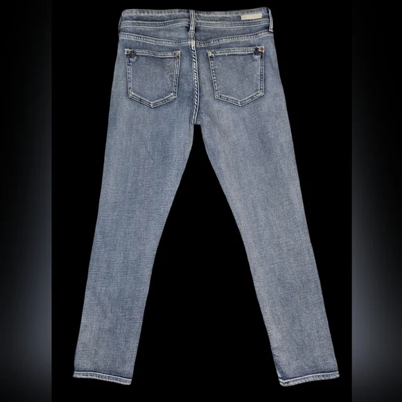 Anthropologie Pilcro Side Stripe Slim Boyfriend Jeans Light Mid Rise Sz 25/0 - Picture 7 of 13